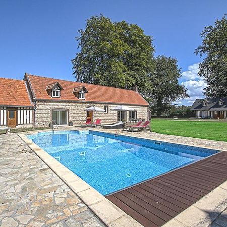 Clos Celeste - Campagne D Etretat Avec Piscine Et Spa (Adults Only) Écrainville Exteriör bild