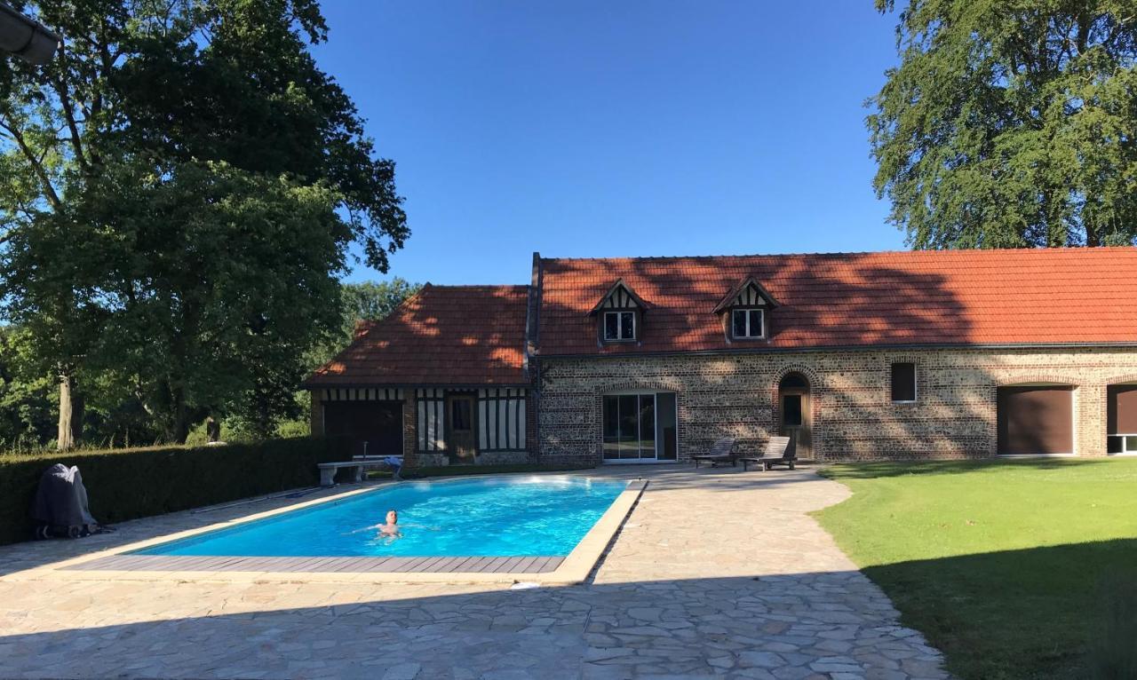 Clos Celeste - Campagne D Etretat Avec Piscine Et Spa (Adults Only) Écrainville Exteriör bild