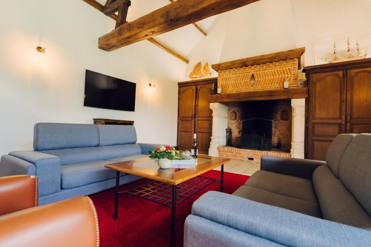 Clos Celeste - Campagne D Etretat Avec Piscine Et Spa (Adults Only) Écrainville Exteriör bild