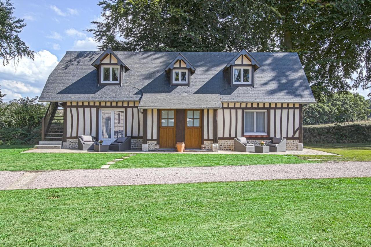 Clos Celeste - Campagne D Etretat Avec Piscine Et Spa (Adults Only) Écrainville Exteriör bild