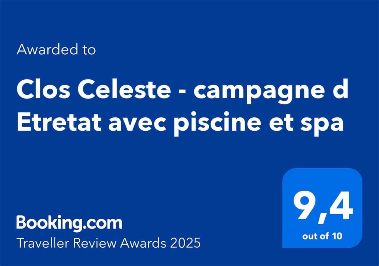 Clos Celeste - Campagne D Etretat Avec Piscine Et Spa (Adults Only) Écrainville Exteriör bild